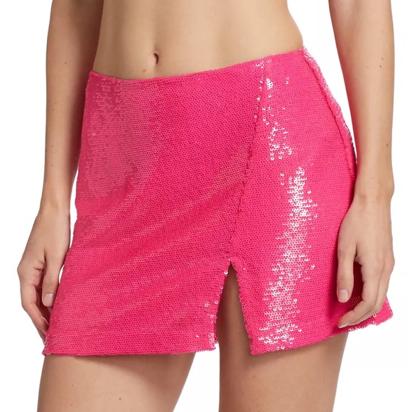 NWT Revolve Love The Label Mona Sequin Skirt - Picture 1 of 6